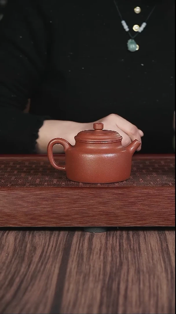 【闪购商品】紫砂茶壶红降坡 德钟