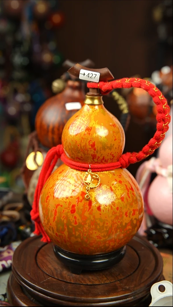 427号500ml左右非遗大漆酒葫芦