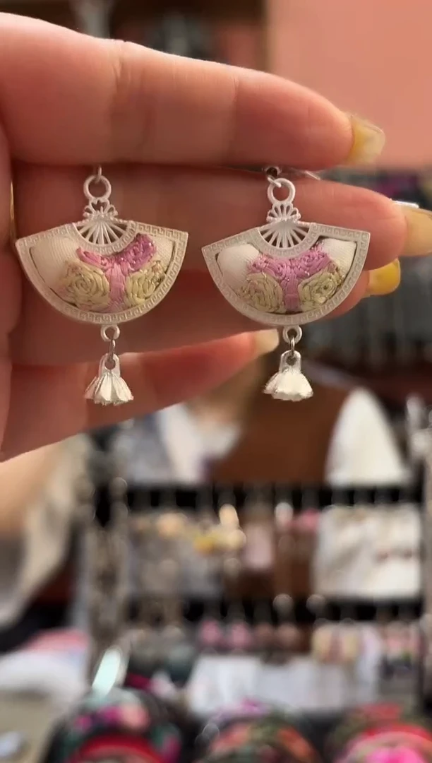 织绣艺枝独绣老绣饰品123