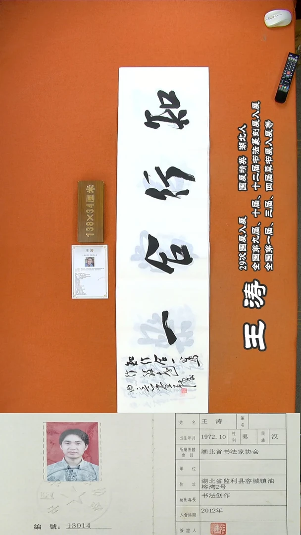 书法242R王涛书法作品