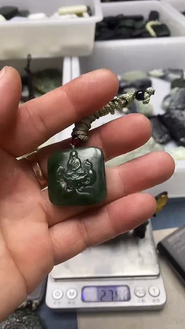 吊坠(不含链)未镶嵌和田玉1