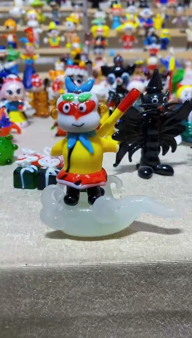 【闪购商品】琉璃手工艺品筋斗悟空