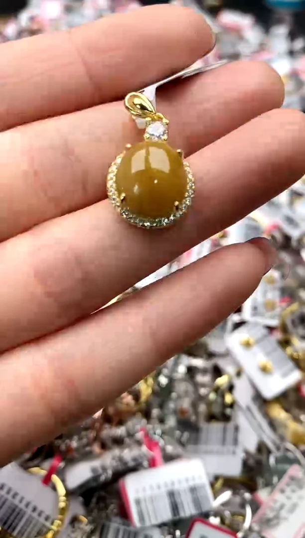 【闪购商品】翡翠戒指银S925镶嵌66666  5