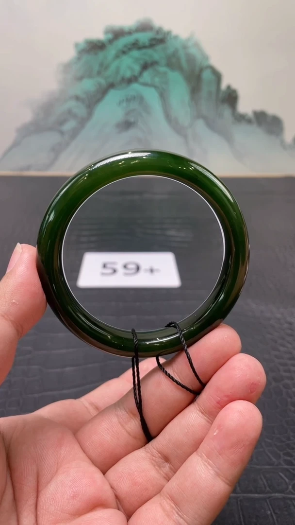 未镶嵌手镯和田玉（碧玉）一****提59+