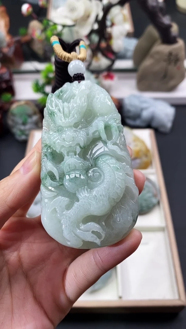 颈饰未镶嵌翡翠序*天然缅甸A货翡翠