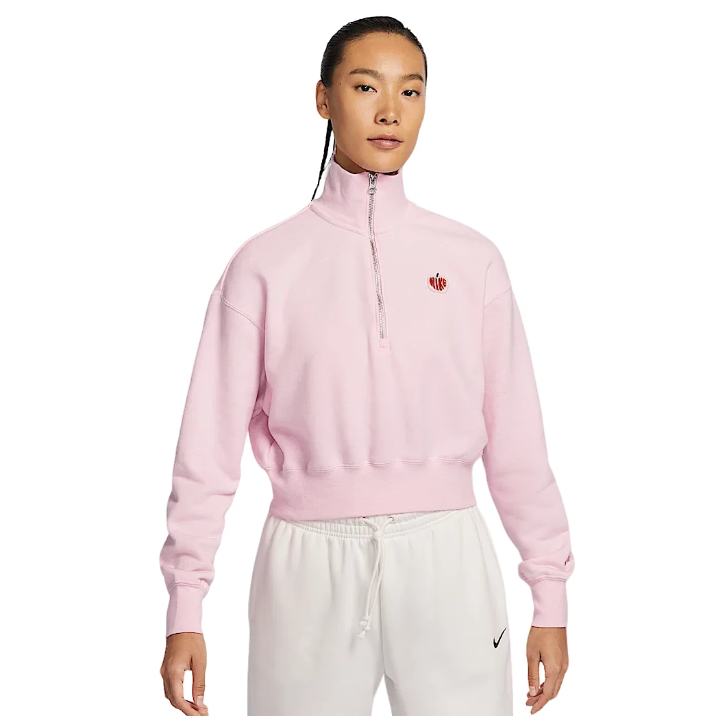 NIKE/耐克官方女子情人节限定PHOENIX短款超宽松卫衣-HV8731-663