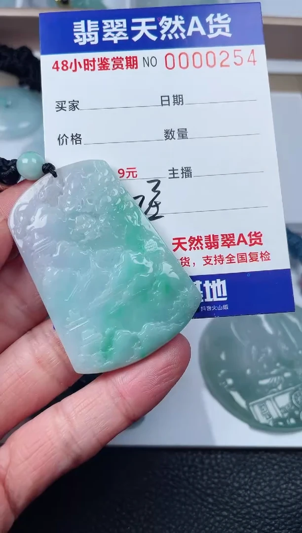 【闪购商品】翡翠颈饰未镶嵌山水