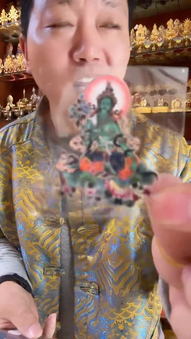 北塔香铺贴绿度母5个