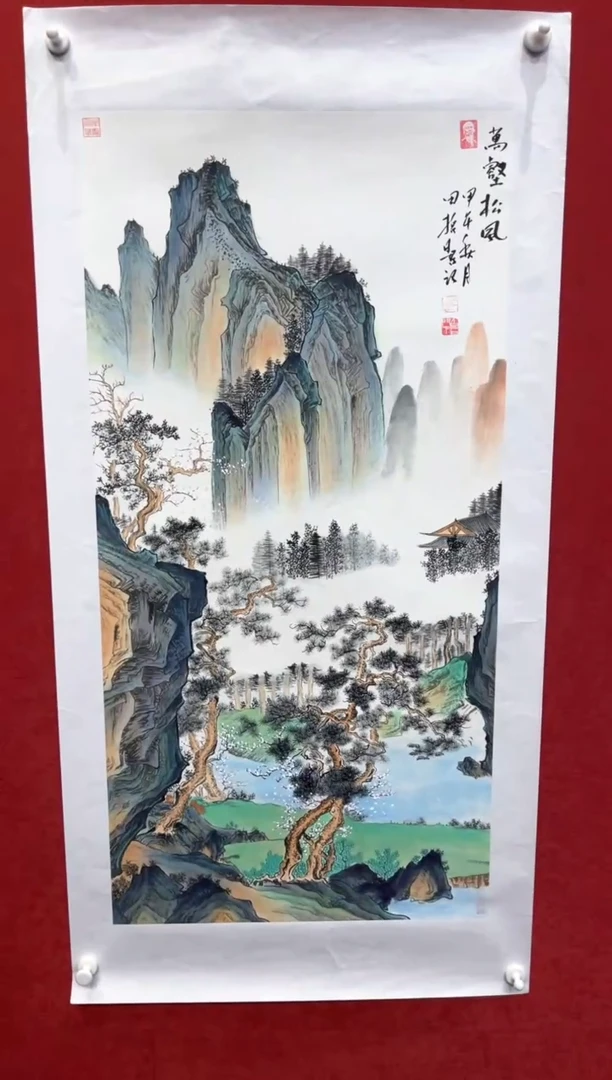 国画田哲老师现场创作  35