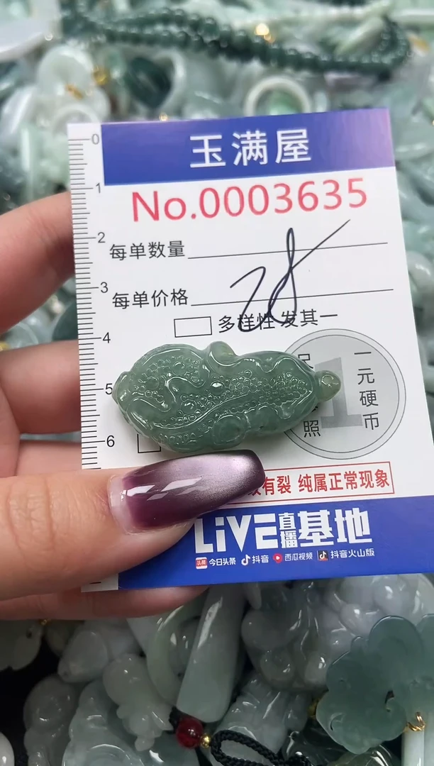 颈饰未镶嵌翡翠3635