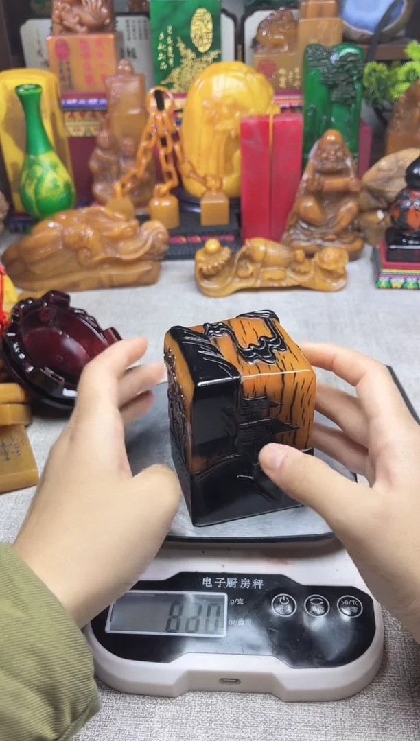 寿山石印石纯天然石料