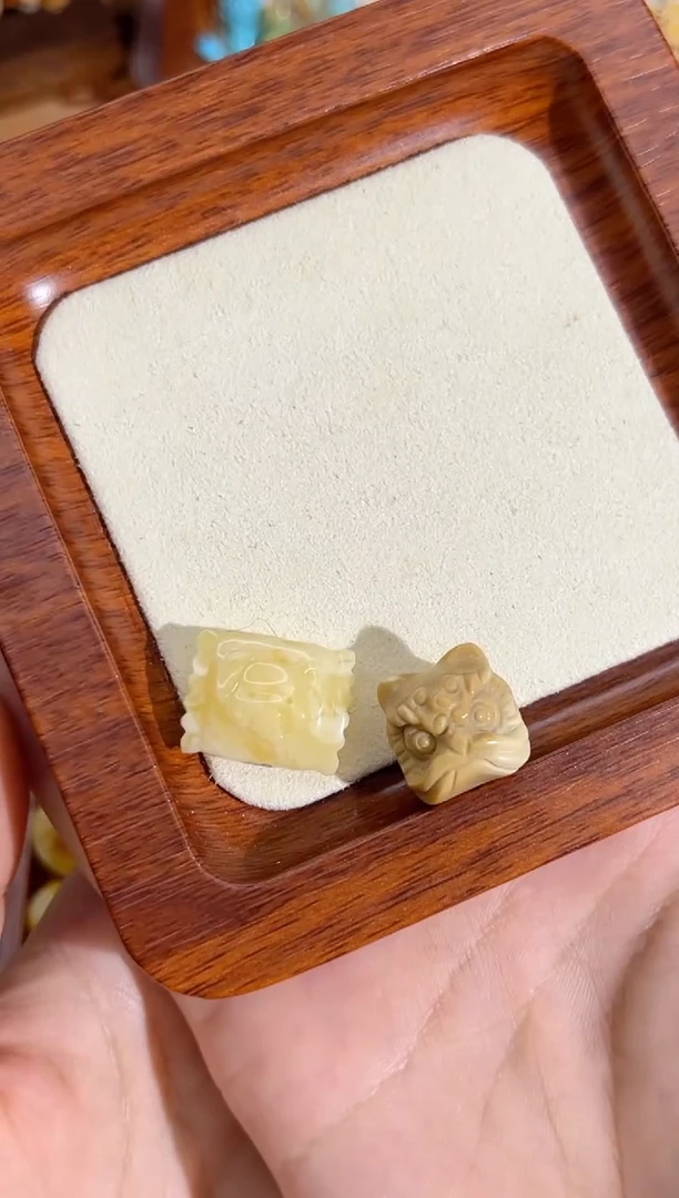 【闪购商品】蜜蜡裸石未镶嵌糖包配件套装