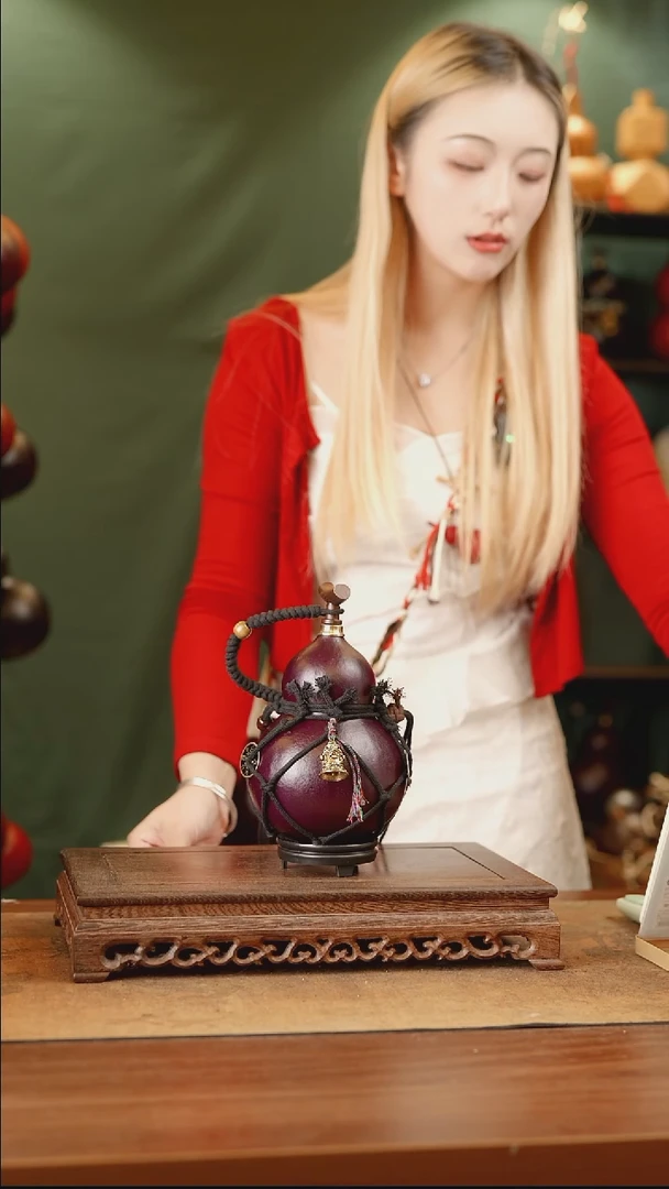 50号精品天然大漆酒葫芦一物一拍~