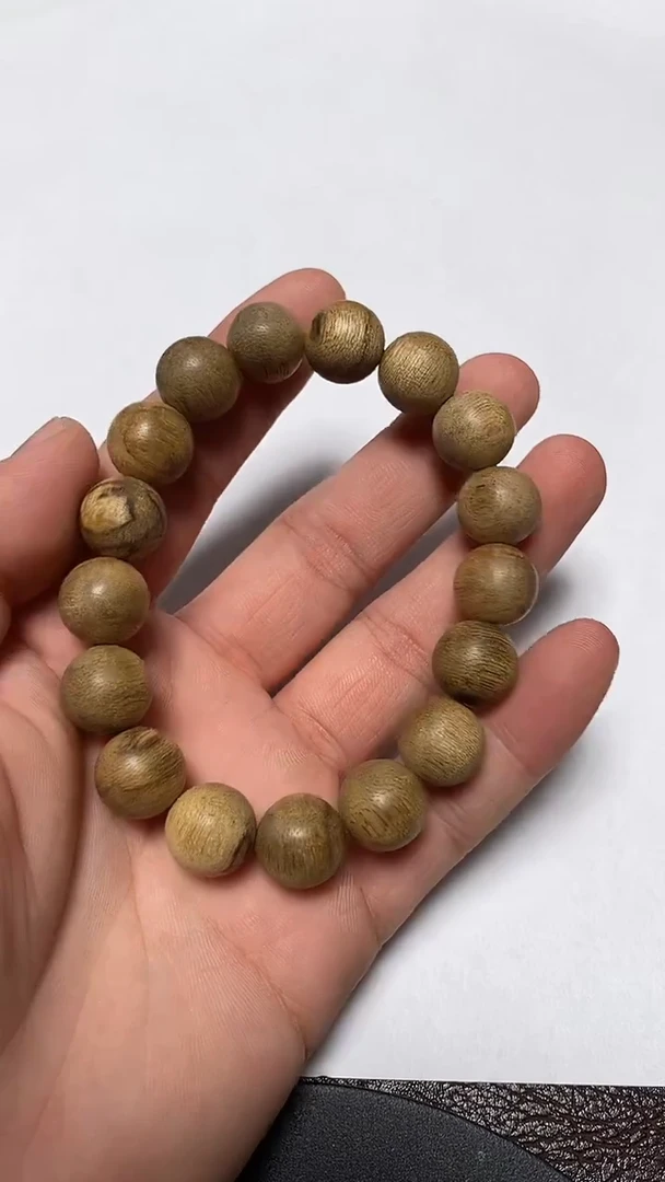 沉香手串沉香天然野文莱老料单圈
