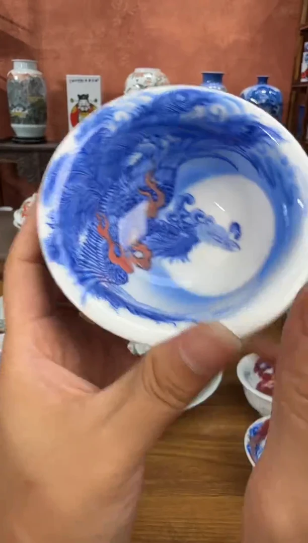 吴义松陶盟手绘陶瓷编码：3151