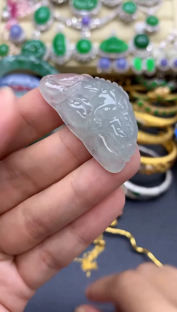 颈饰未镶嵌翡翠335-中国好珍宝