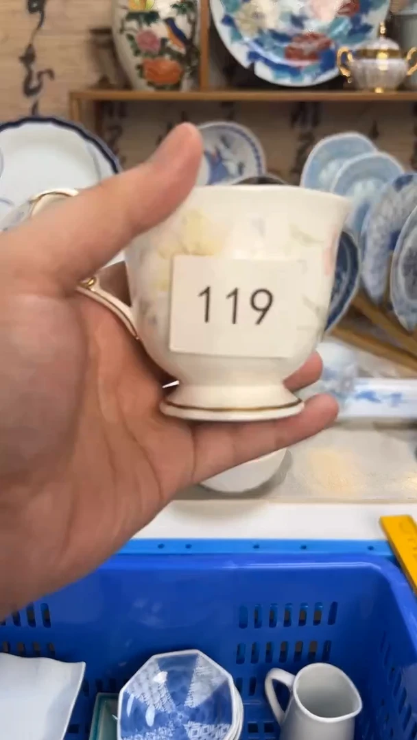 西*岸陶瓷釉下彩手工杯碗碟119
