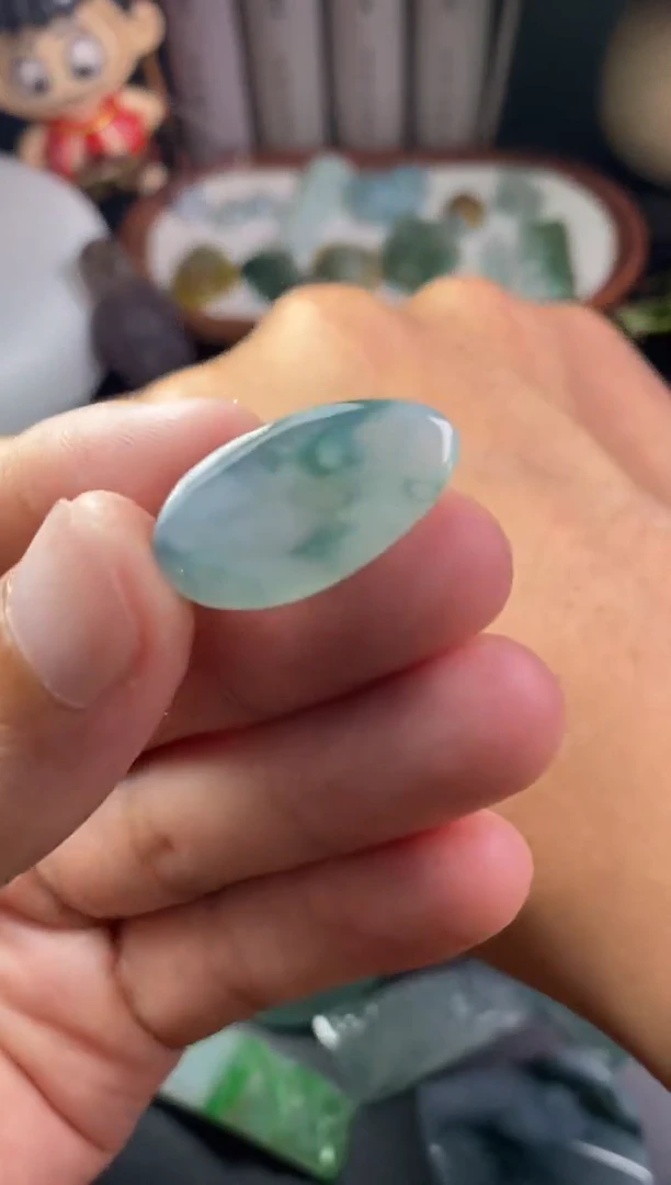 定制翡翠未镶嵌翡翠片料定制未镶嵌6.6-15