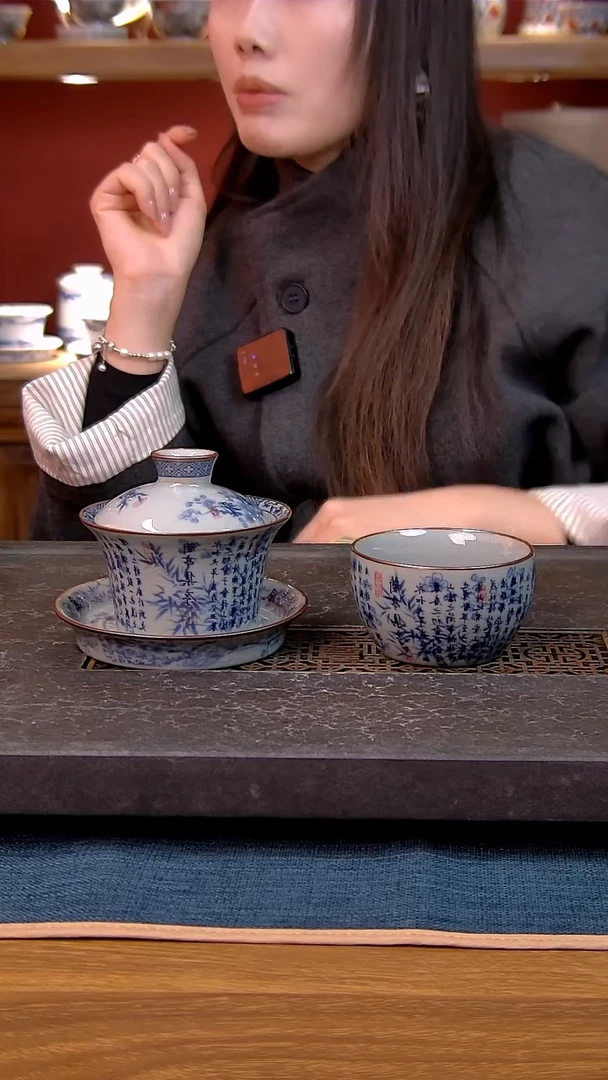 简装家用款2件套 老陶泥开片纹陶瓷茶具