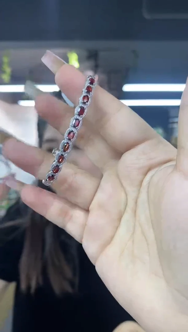 手链未镶嵌石榴石多样性发其一颜色微差