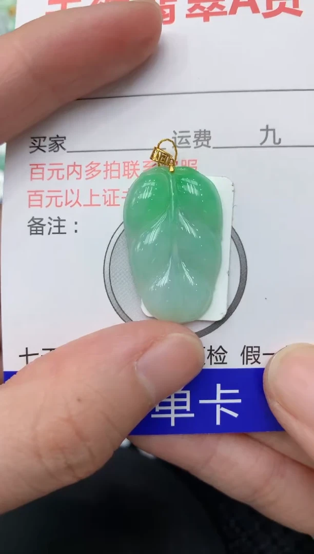 【闪购商品】翡翠颈饰18K金镶嵌11111111