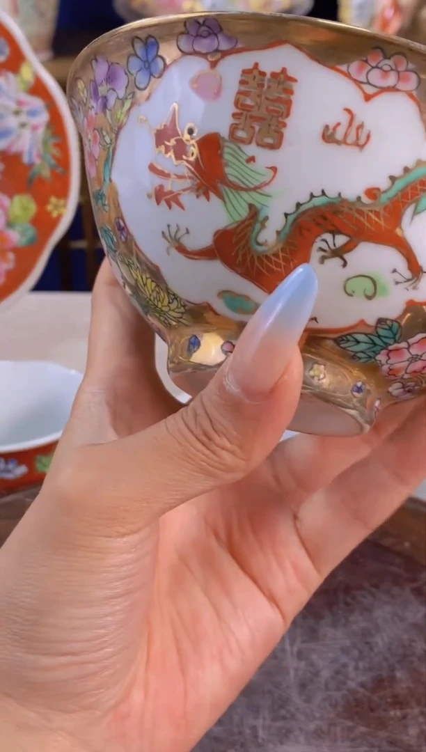 瓷片景德镇窑老厂瓷摆件