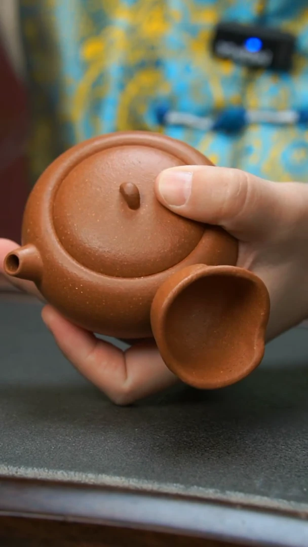 【闪购商品】紫砂茶壶红降坡侧把壶120cc