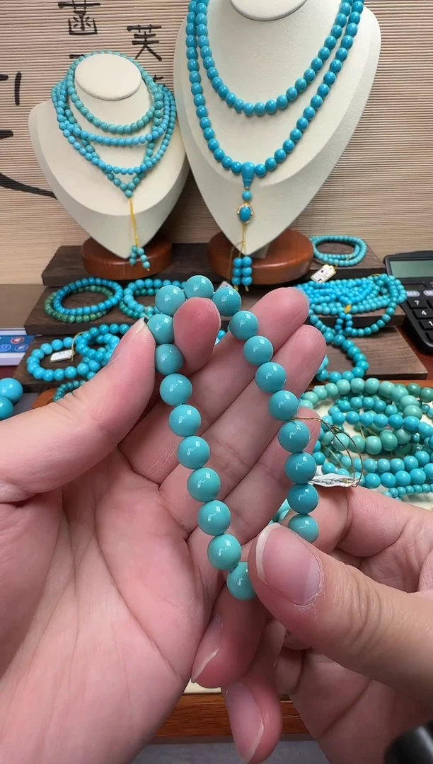 【闪购商品】绿松石手串未镶嵌8mm 10.36g