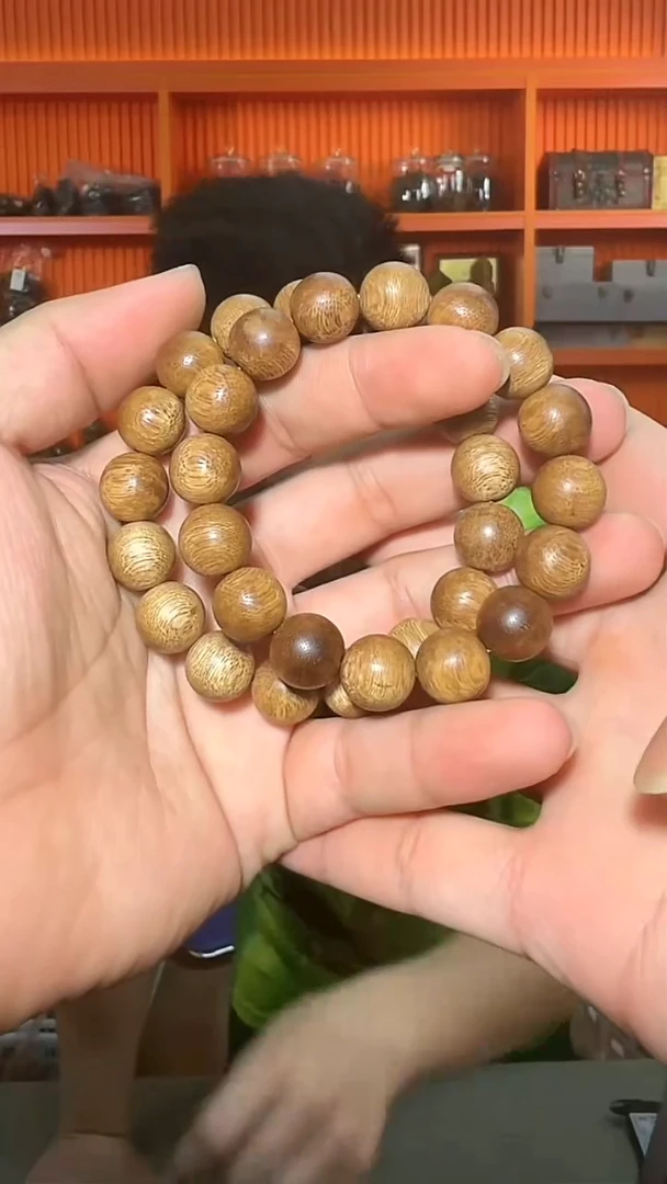 沉香手串140号单圈多样性发一