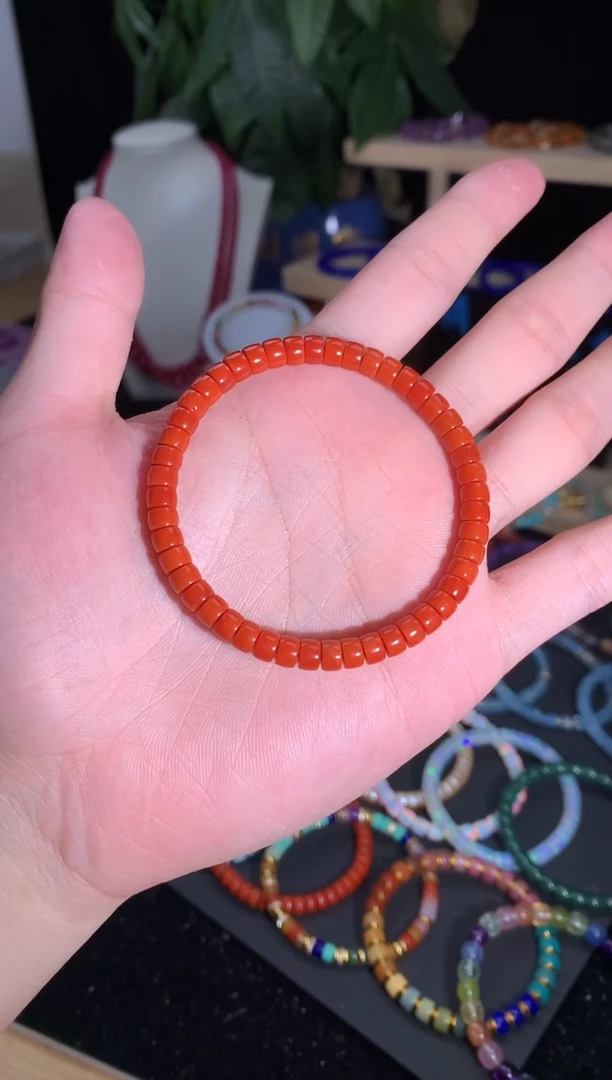 手串未镶嵌南红玛瑙十***爷南红手串5.5mm