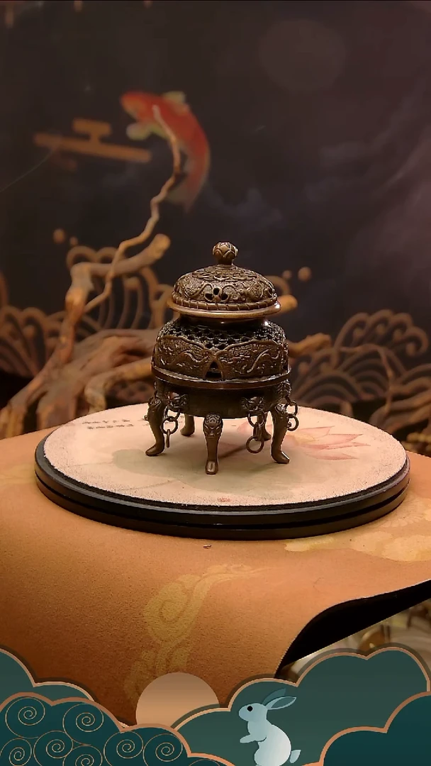 铜 苏工小帝王炉 深色