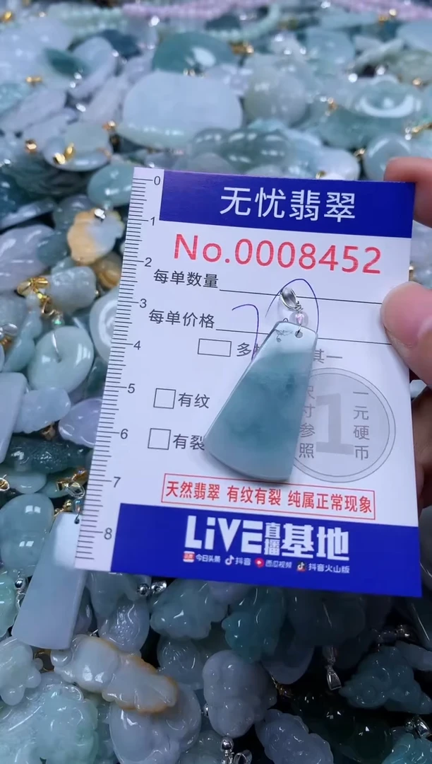 颈饰未镶嵌翡翠8452