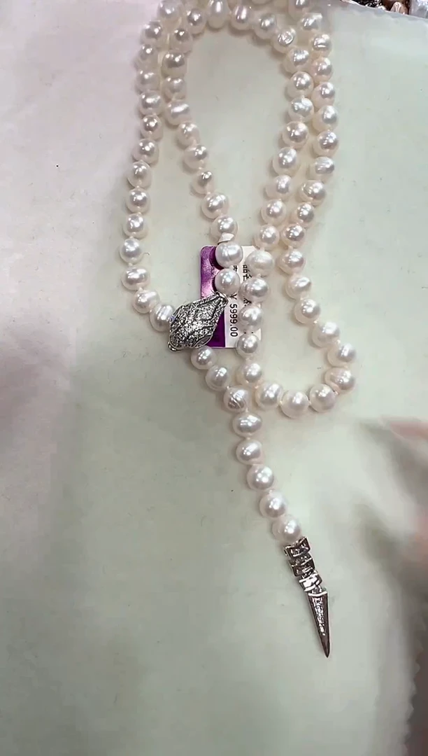 未镶嵌项链淡水珍珠92