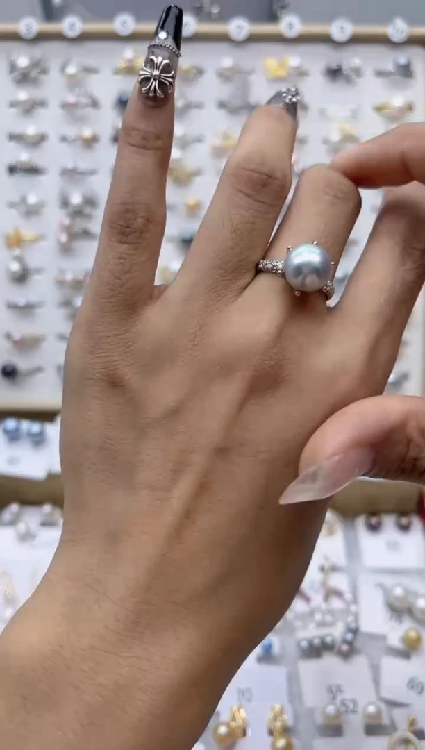 【闪购商品】淡水珍珠戒指合金0.0