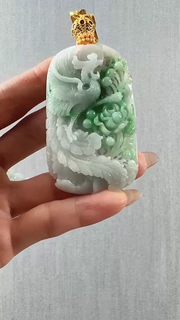 颈饰未镶嵌翡翠凤凰