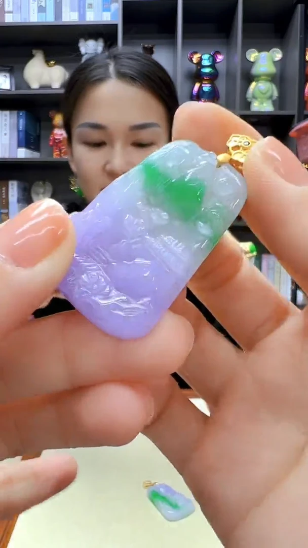 高货彩色diy劲饰山水