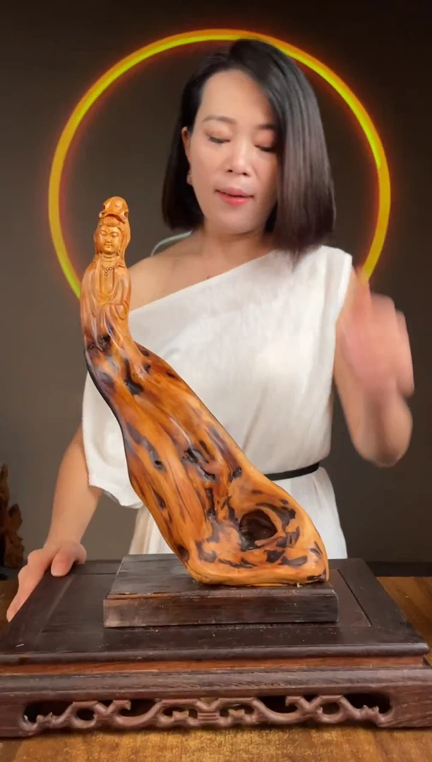 柏木(崖柏)手工摆件,先抢先得! 编号:213