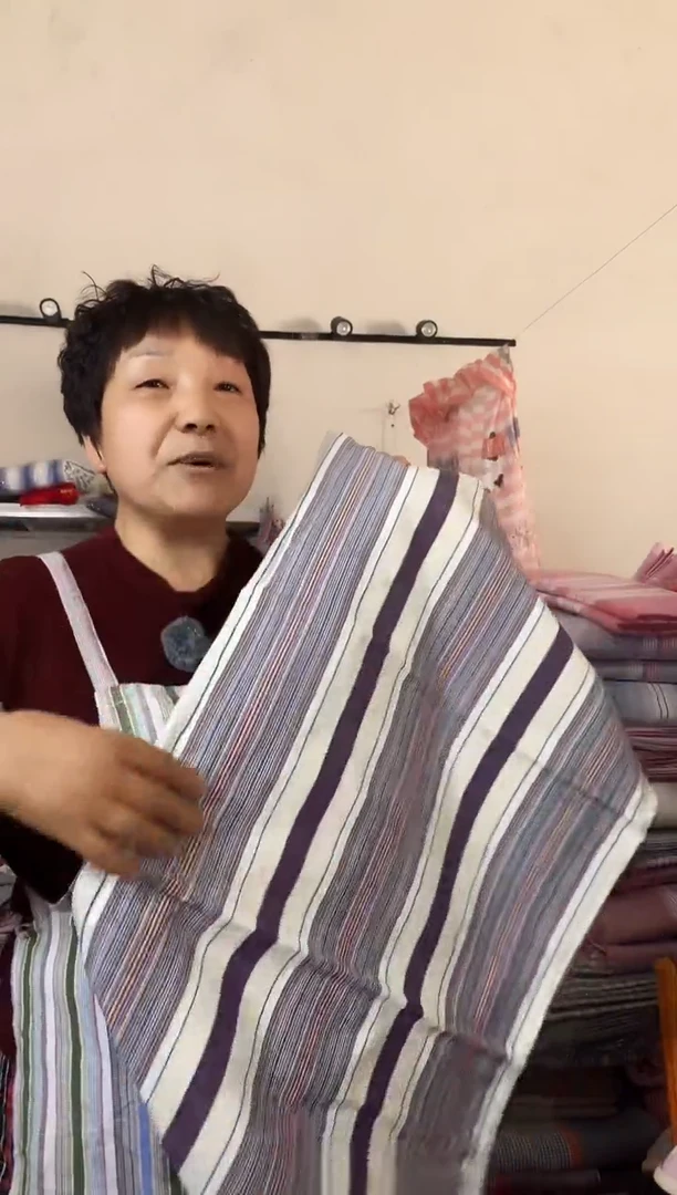 棉老粗布枕套（1）