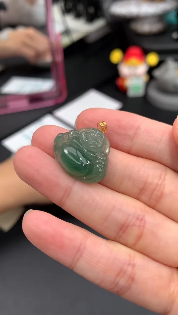 定制翡翠18K金镶嵌模式推广期48小时鉴赏期