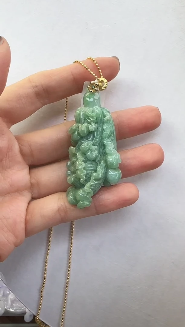 颈饰未镶嵌翡翠国风翡翠