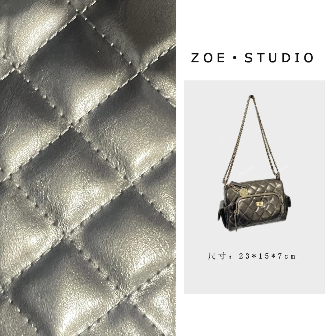 【佐伊甄选】SD-5179-水光银轻奢女士时尚百搭小众通勤斜挎包