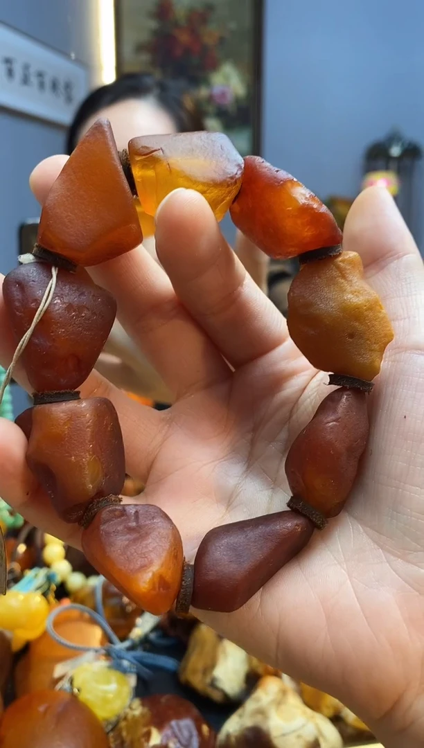 手串琥珀未镶嵌手串