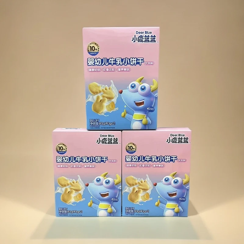 小鹿蓝蓝 婴幼儿牛乳饼干