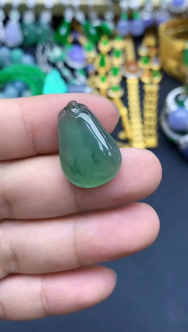 颈饰未镶嵌翡翠349-中国好珍宝