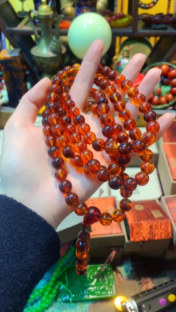 【闪购商品】金珀颈饰未镶嵌主播推荐主播推荐