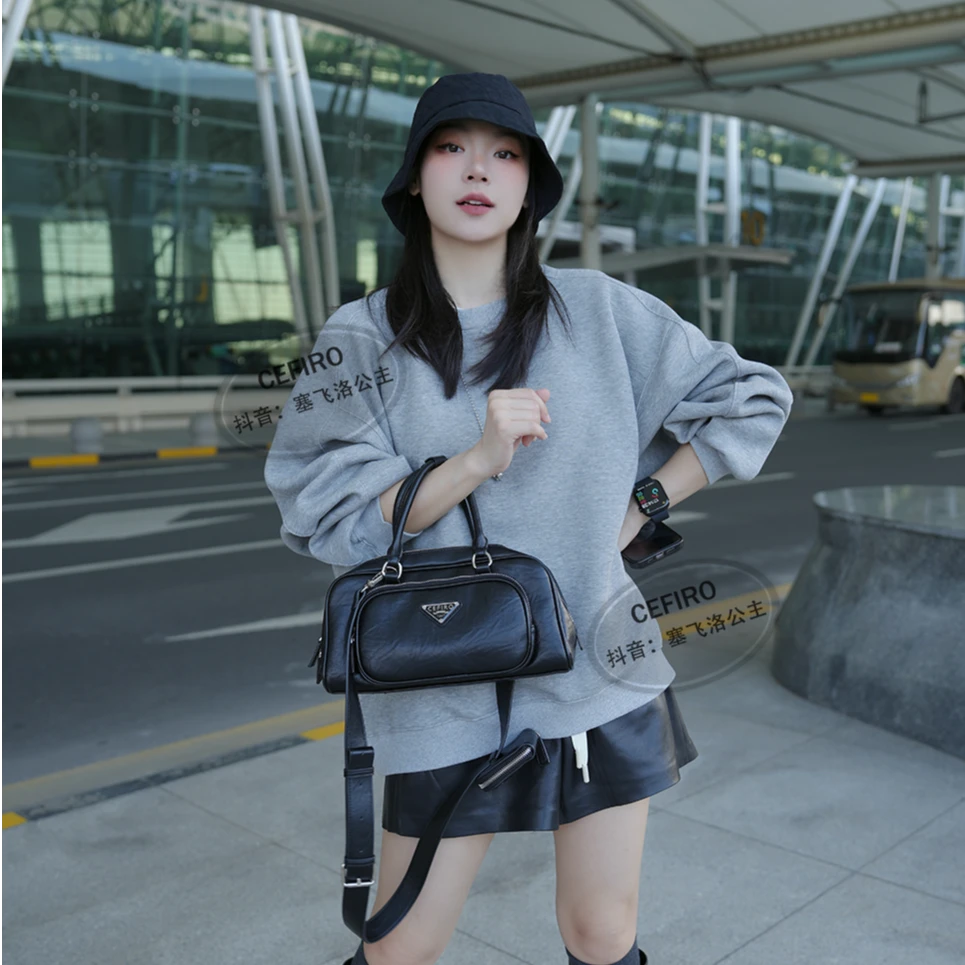 【CEFIRO · CiCi】秋冬休闲气质轻便女士手提斜跨包WGG-1WB791-1101