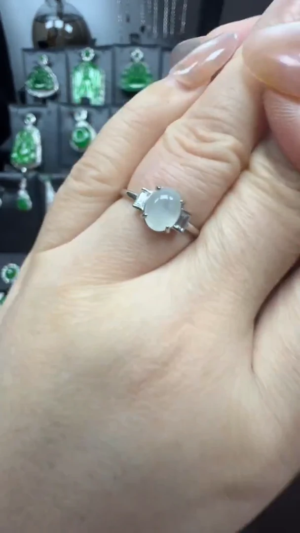 未镶嵌戒指翡翠5