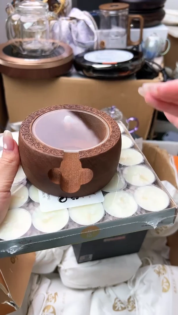 禾墨温茶器送50个茶蜡