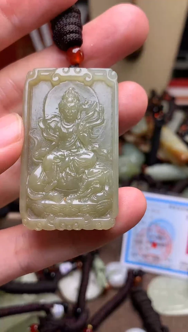 颈饰未镶嵌和田玉新疆料青海料清水和田玉吊坠