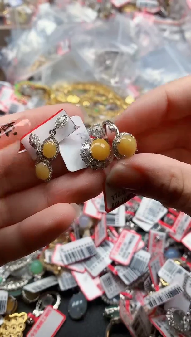 银S925镶嵌戒指翡翠天然A货缅甸翡翠